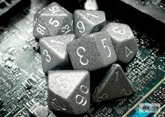 Polyhedral 7-Dice CHX25340 - Speckled Hi-Tech